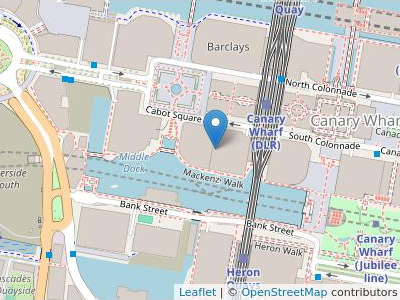 Morgan Stanley & Co International Limited - Map