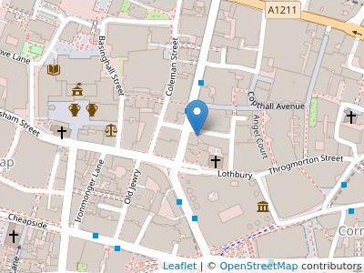 J P Morgan Cazenove Limited - Map