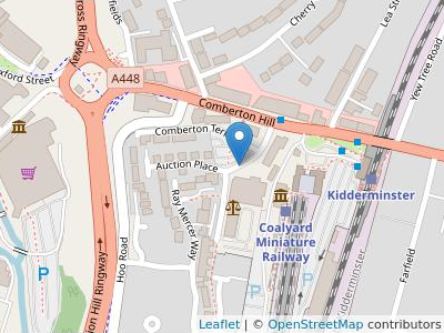 Her Majesty's Courts Service (hereford & Worcester) - Map