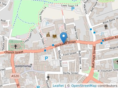 Staffordshire Moorlands D C - Map