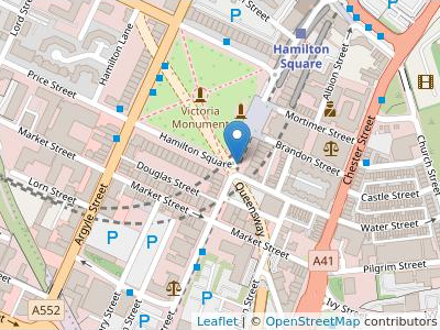 Crown Prosecution Service Sth Merseyside Branch - Map