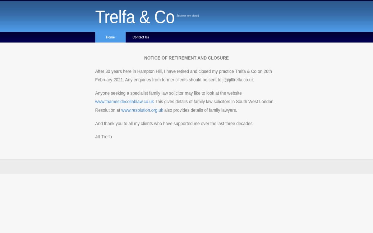 https://www.jilltrelfa.co.uk