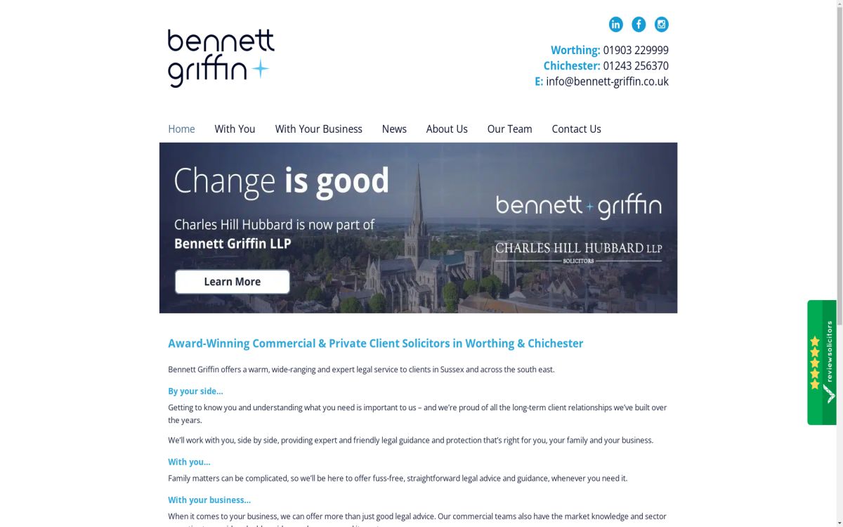 https://www.bennett-griffin.co.uk