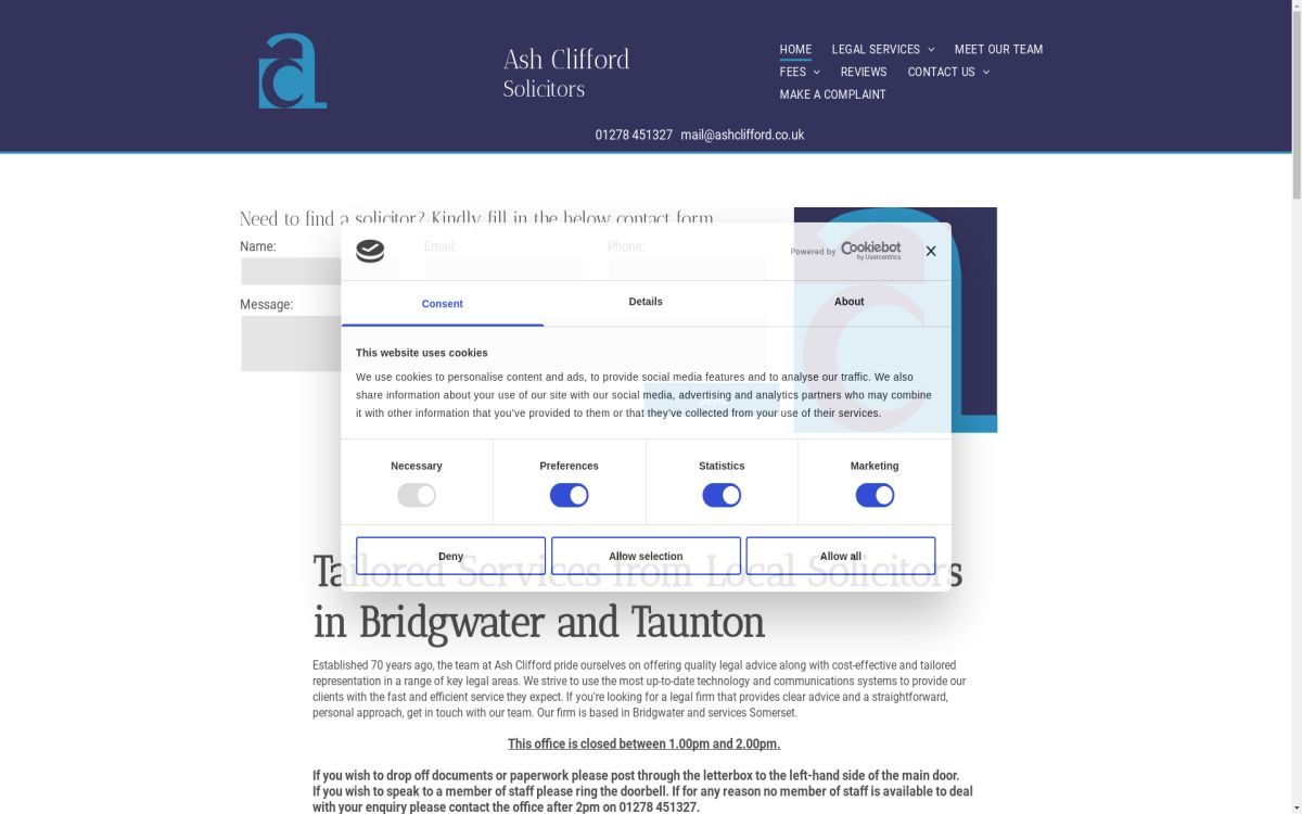 https://www.ashclifford.co.uk