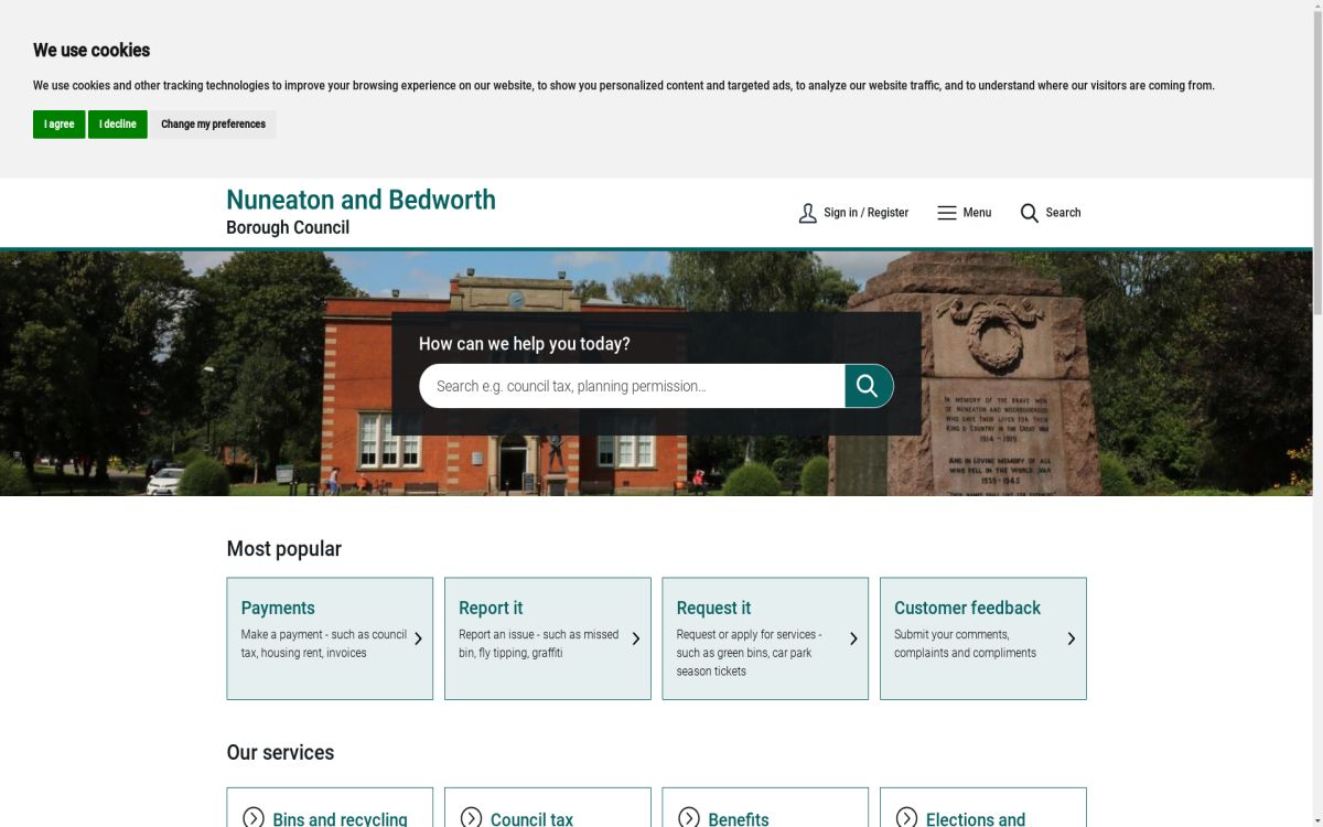 https://www.nuneatonandbedworth.gov.uk