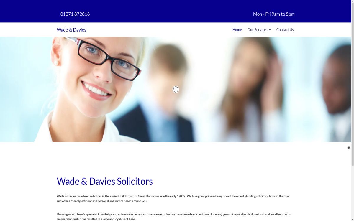 https://www.wadeanddavies.co.uk