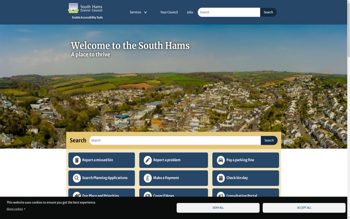 https://www.southhams.gov.uk